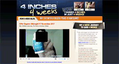 Desktop Screenshot of 4inches4weeks.com